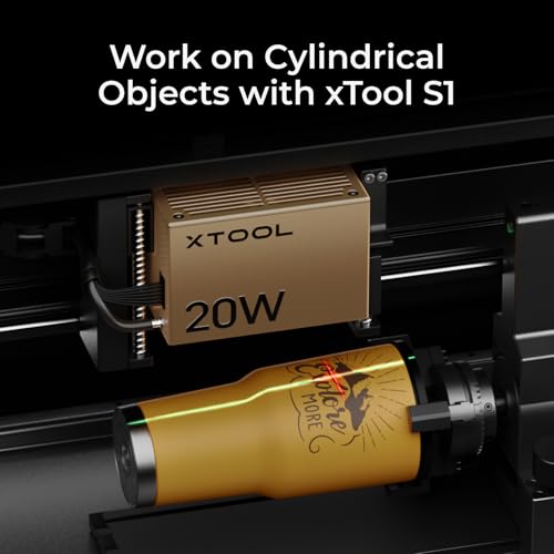xTool RA2 Pro for xTool S1, F1, F1 Ultra, P2, M1 Ultra and Most Laser Engraver (Must with Riser), Y-axis Rotary Roller for Engraving Cylindrical Objects, Wine Glass, Tumbler, Engraver Accessory - Image 5