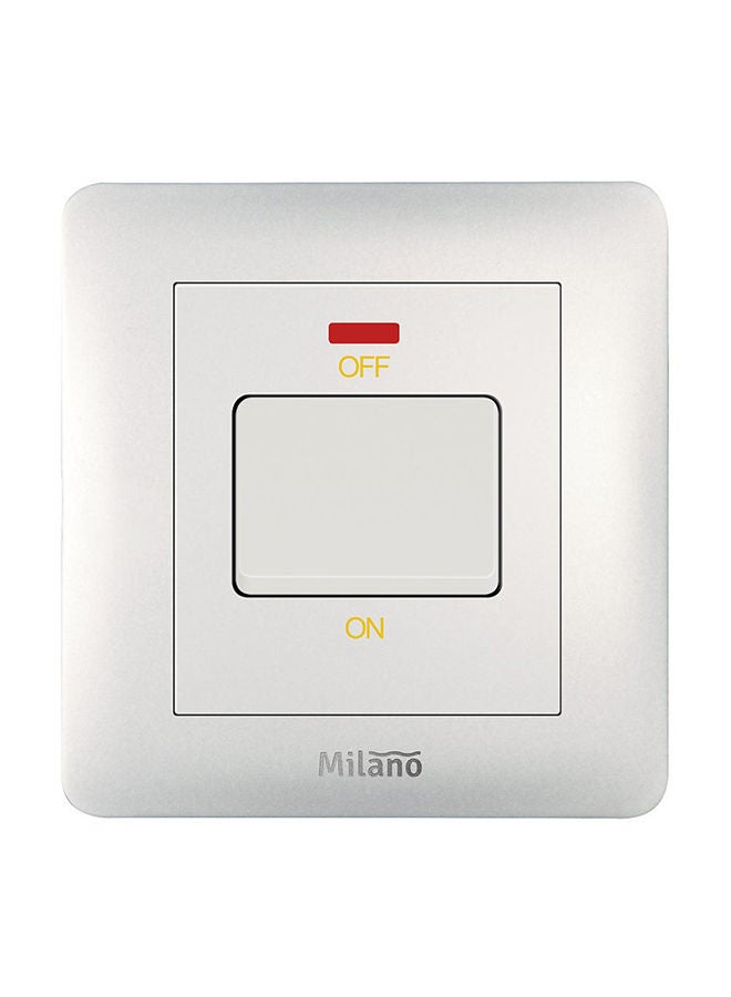 DANUBE HOME دانوب هوم - مفتاح دبل بوس 20A ميلانو مع ضوء نيون - Image 2