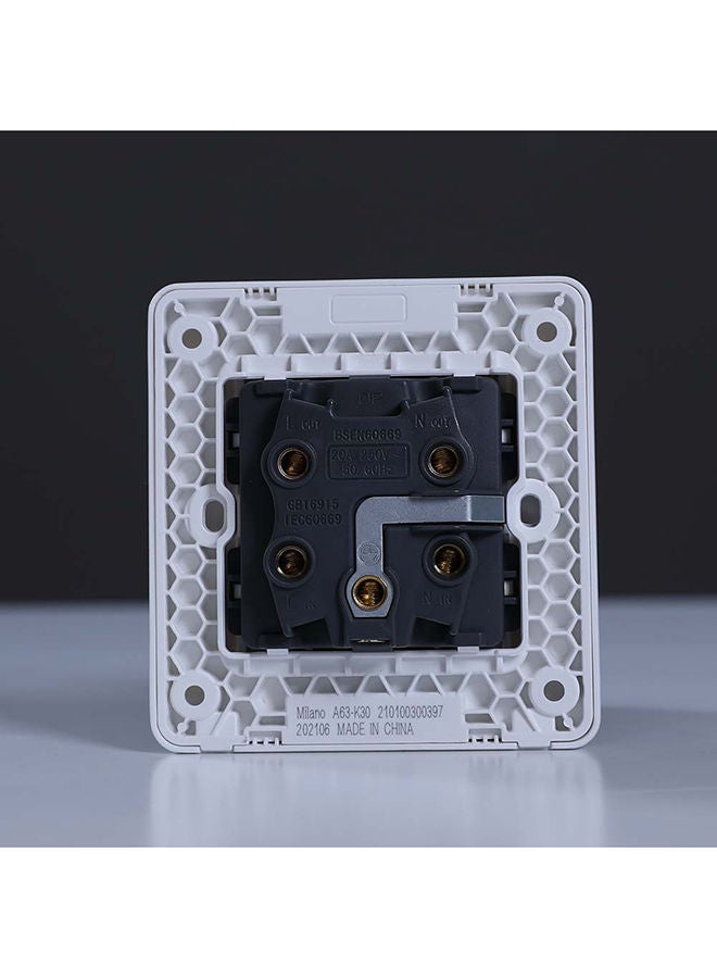 DANUBE HOME دانوب هوم - مفتاح دبل بوس 20A ميلانو مع ضوء نيون - Image 4
