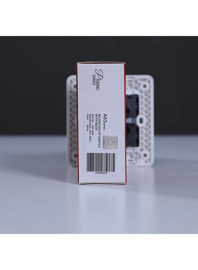 DANUBE HOME دانوب هوم - مفتاح دبل بوس 20A ميلانو مع ضوء نيون - Image 5