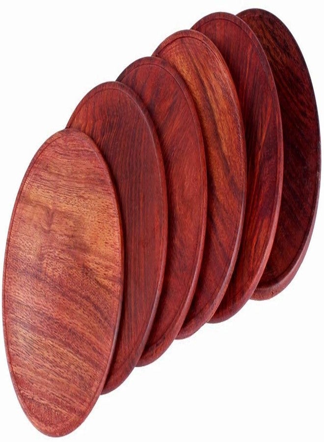 MITRIA TRADERS Wooden Beautifull Round Shape Design Tea Coffee Coaster Set Cocktail//Drink//Home//Table//Room Decor SHOWPIECE//Decorative Item//Living Room/SHOWPIECE//Office/ - Image 2