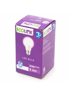 ECOLINK Ecolink LED Bulb 8Watt- White Color  - Image 2