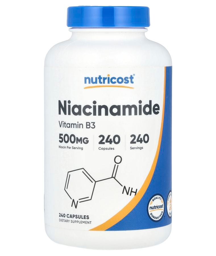Nutricost Niacinamide 500 mg 240 Capsules
