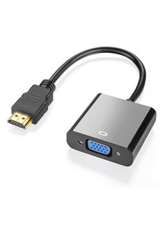 Generic HDMI to VGA Adapter Male HDMI to VGA Female Converter for PC, Monitor,Projector,HDTV- 1 pc  - Image 1