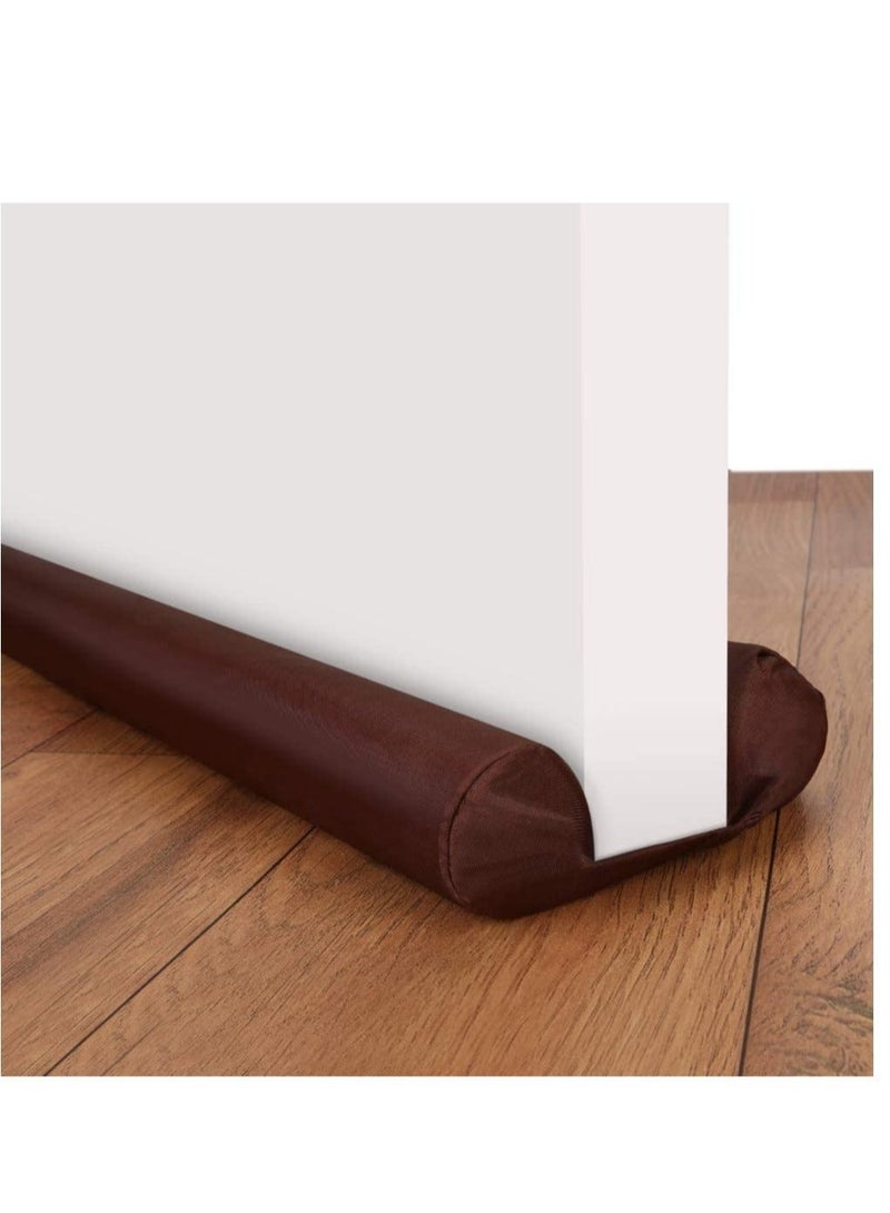 Raxoom Under Door Draft Blocker Twin draft guard reduce Noise Breeze Blocker Adjustable Door gap Sweeps - Image 1