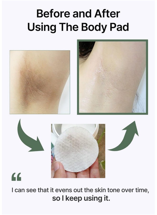 celimax Ji.Woo.Gae One Step Body Brightening Pad | Exfoliating Pad For Body For Armpit Under Arm Knee & Elbow With Green Tea & White Truffle110Ml (60 Pads)  - Image 5
