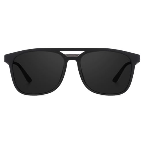 mashamart® Full Rim Branded Latest and Stylish Sunglasses | Polarized and 100% UV Protected | Men & Women | Large | (Color:-Black/Lens-Black)-Pack of 1 (Charm Black, Black) - Image 5
