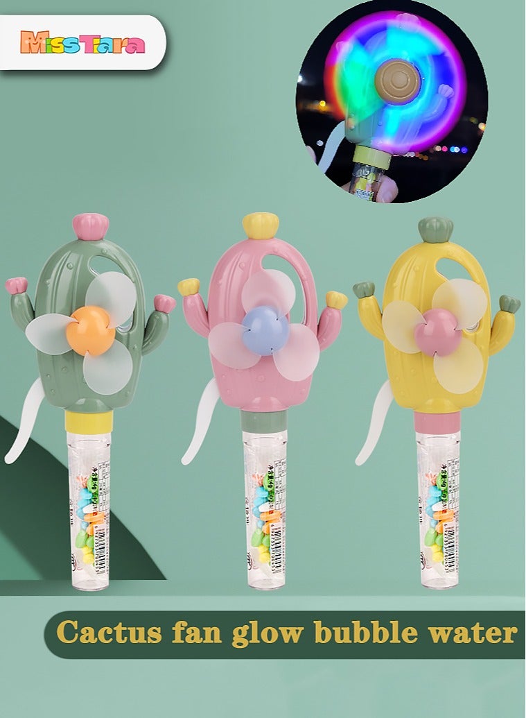MissTiara 6 Pcs Camera Projection and Cactus Glow Bubble Wand Bubble Water Toy Party Favors for Kids Bubble Wands Toy, Party Favors, Goodie Bags Fillers, Birthday Day Gifts and Prize - Image 2