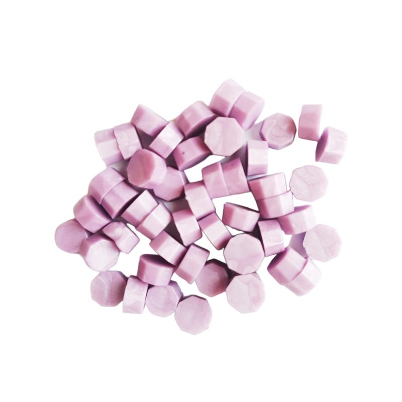 BanteyBanatey BanteyBanatey Wax Sealing Beads for SealingStamping on Documents Envelopes Cards Gifts Parcels Purple Pack of 50pcs Approx  - Image 1