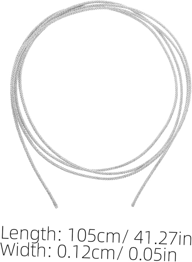 Silver High Temperature Resistant Braided Speaker Wire for Car Audio Home Theater - Image 3