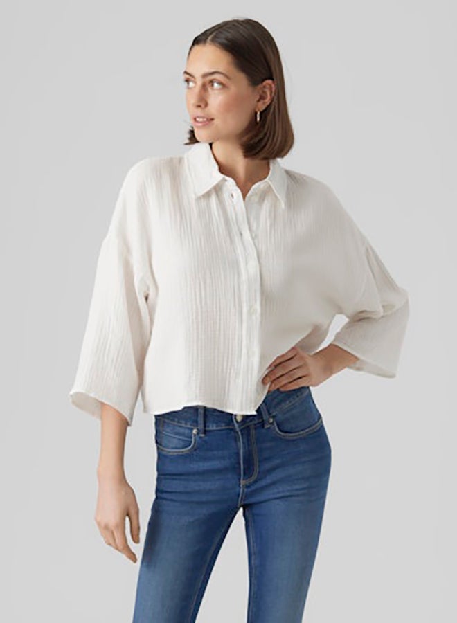 VERO MODA Vmnatali Crop Shirt Wvn Noos - Image 1