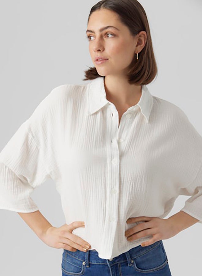 VERO MODA Vmnatali Crop Shirt Wvn Noos - Image 4