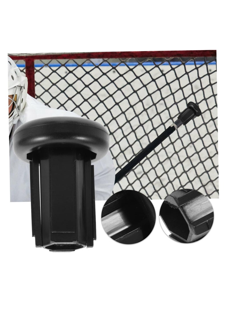 SYOSI - Hockey Pucks non-slip Hockey Stick Tail Cover, Protector Component Ice Hockey Stick Tip Protector Protective Case, Hockey Replaceable Covers for Hockey Tips, Hockey Parts Supplies Abs Non-slip - Image 1