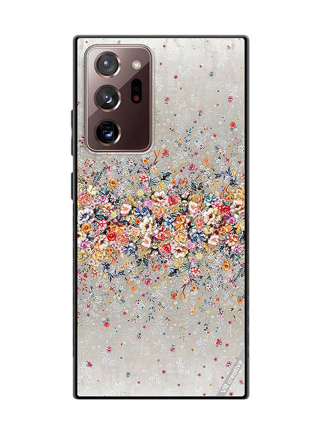 VR CREATIVE Protective Case Cover For Samsung Galaxy Note20 Ultra 5G Digital Floral Garland Design Multicolour - Image 1