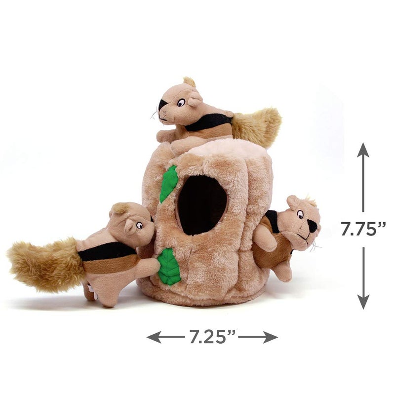 Outward Hound Hide A Squirrel Plush Dog Toy Puzzle, Large - Image 4