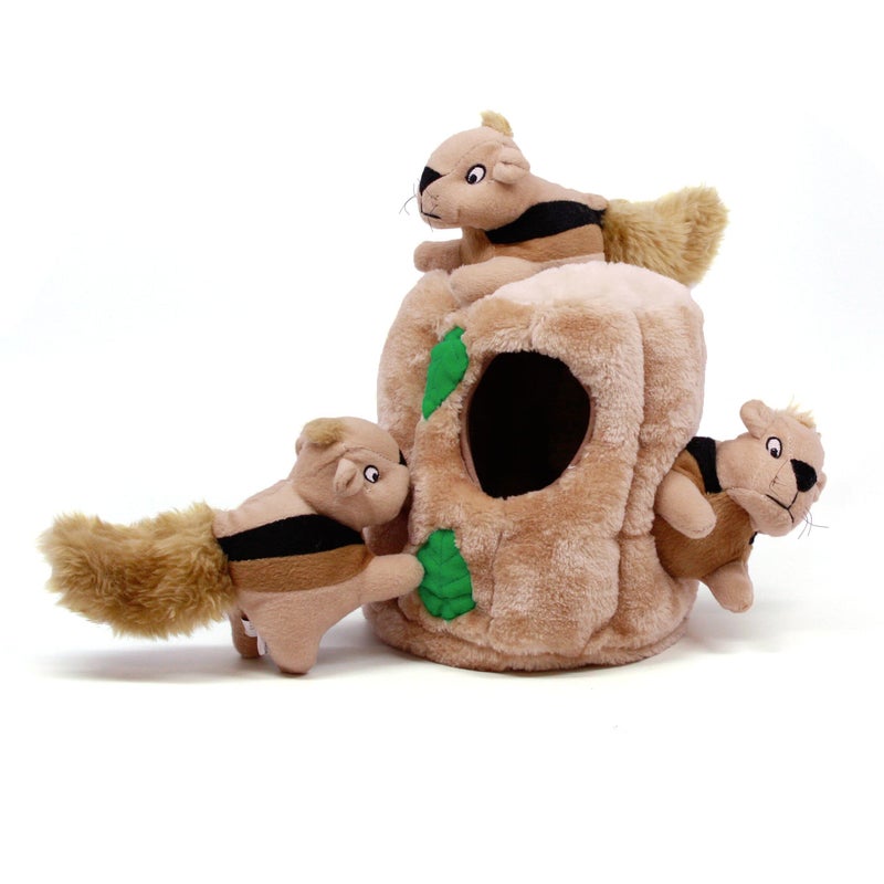 Outward Hound Hide A Squirrel Plush Dog Toy Puzzle, Large - Image 1