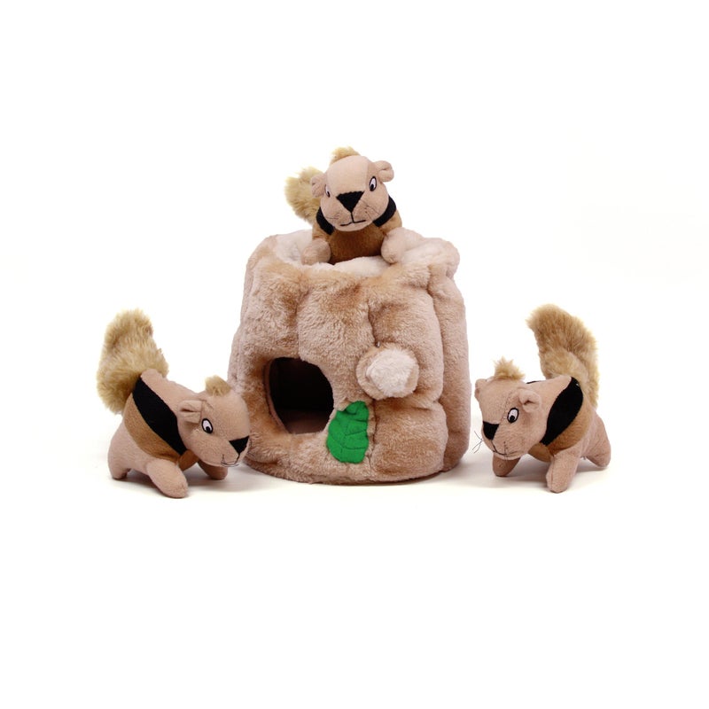Outward Hound Hide A Squirrel Plush Dog Toy Puzzle, Large - Image 5
