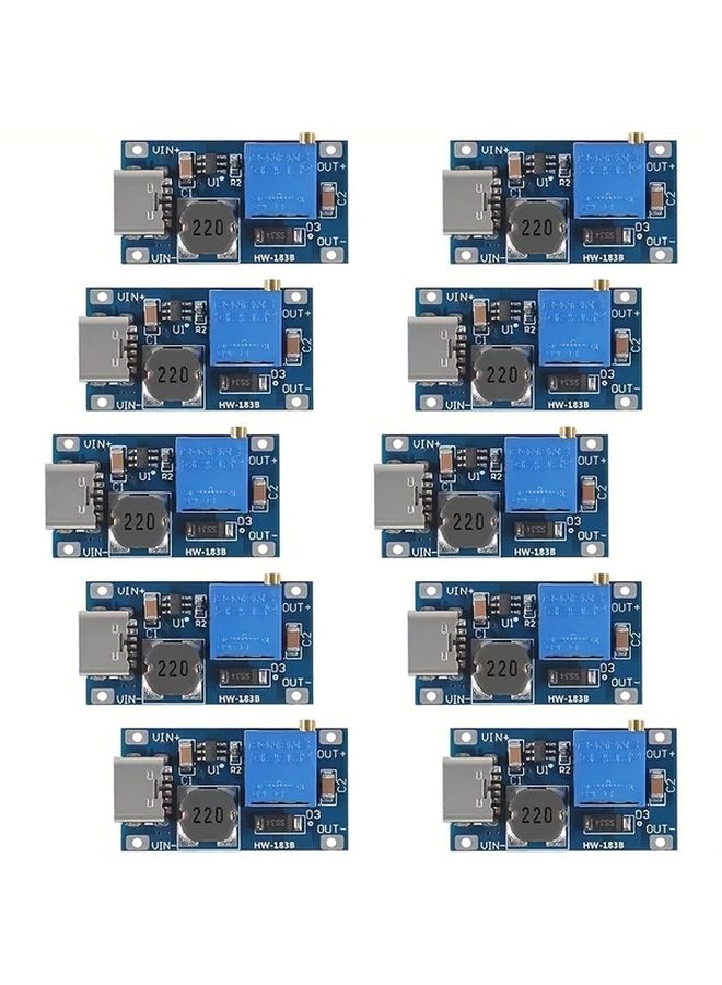 10pcs AOICRIE MT3608 Boost Converter Module 2V 24V To 5V 28V 2A High Efficiency - Image 1