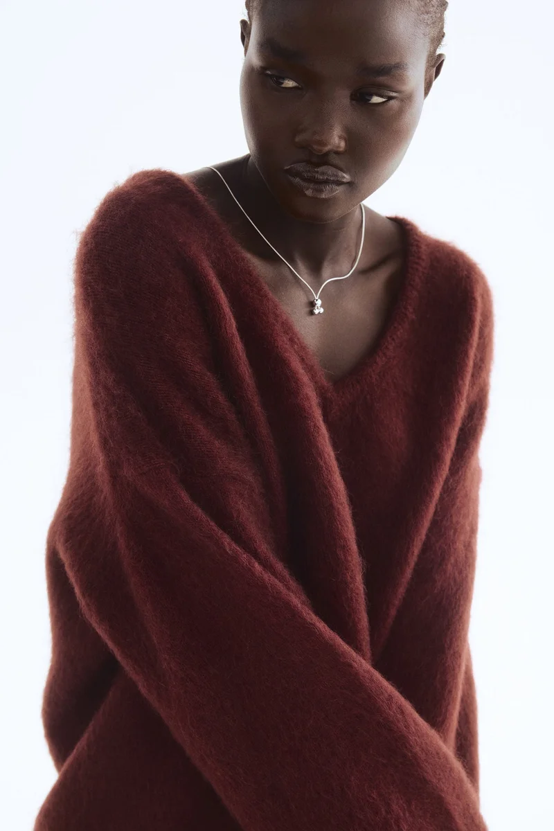H&M Oversized mohair-blend jumper