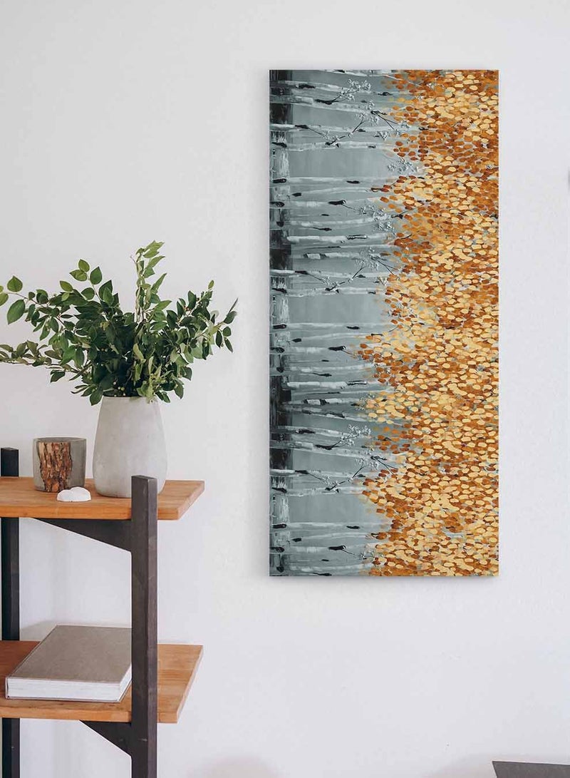 لوحة كانفاس على إطار خشبي بمنظر بانوراما، تصميم فن تجريدي، للمنزل، غرفة المعيشة، المكتب، الديكور - Image 1