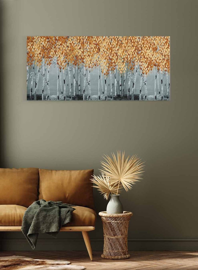 لوحة كانفاس على إطار خشبي بمنظر بانوراما، تصميم فن تجريدي، للمنزل، غرفة المعيشة، المكتب، الديكور - Image 3