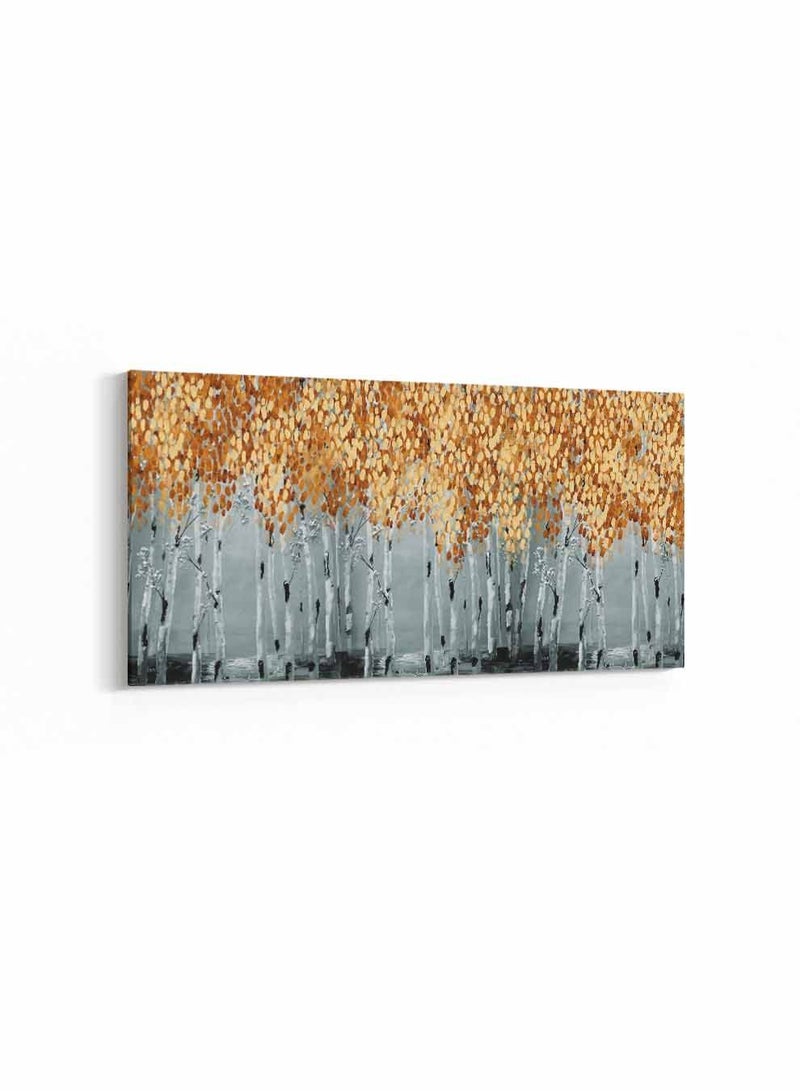 لوحة كانفاس على إطار خشبي بمنظر بانوراما، تصميم فن تجريدي، للمنزل، غرفة المعيشة، المكتب، الديكور - Image 5