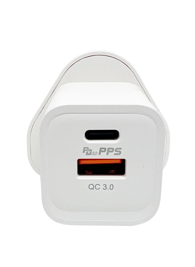 Max & Max 35W Fast Charger Adapter – Dual Port USB-C Power Adapter Compatible with iPhone 15/14/13, Samsung S23/S22, Android Phones & iPad - Image 3