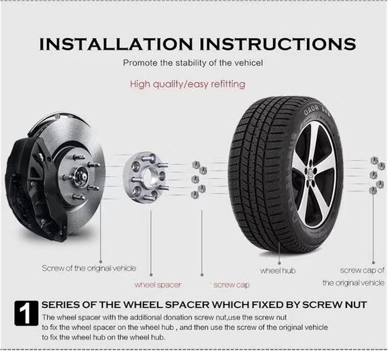 Vuzmode 30mm Wheel Spacer Adapter for Land Cruiser and Prado - Image 5