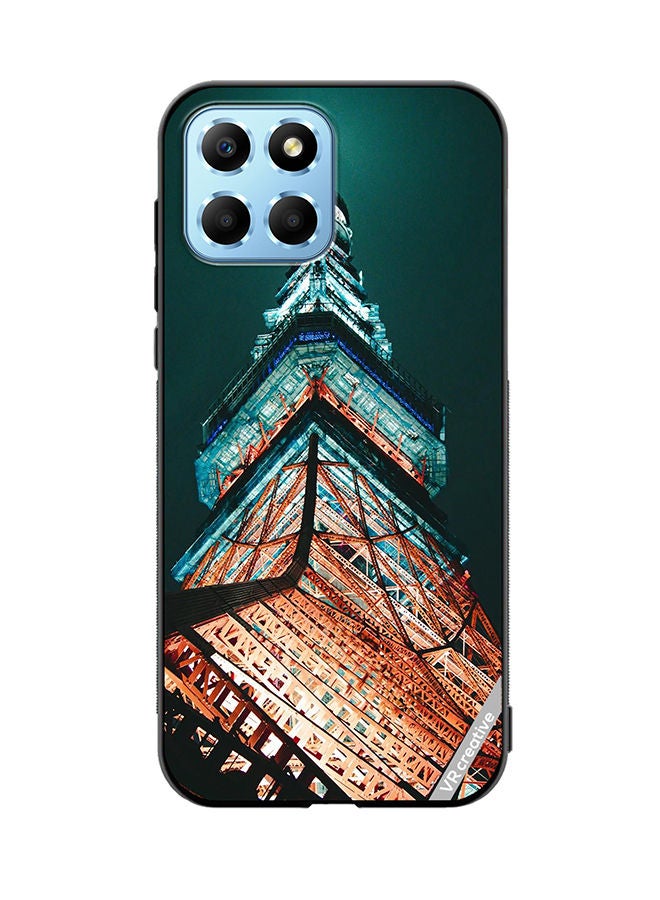 VR CREATIVE Protective Case Cover For Honor X8 5G Tokyo Tower Design Multicolour - Image 1
