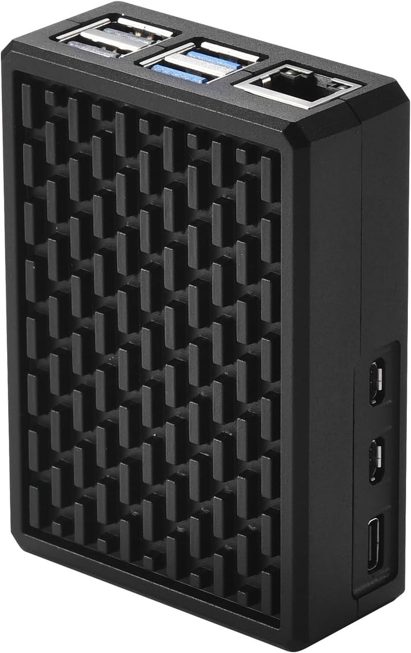 REES52 Aluminum Case for Raspberry Pi 5, Pi 5 Armor Case with Cooling Column and Thermal Pads for Raspberry Pi 5 4GB/8GB - Image 5