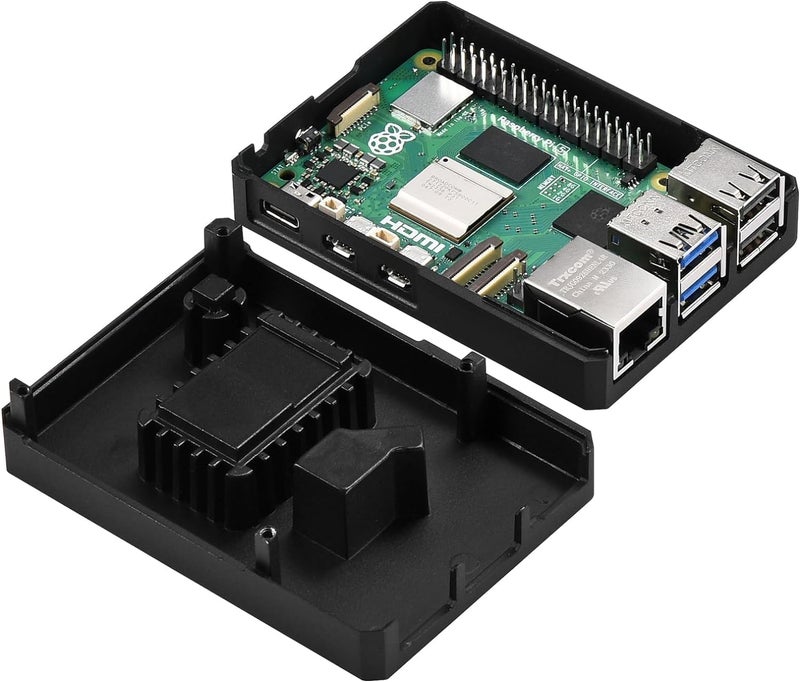 REES52 Aluminum Case for Raspberry Pi 5, Pi 5 Armor Case with Cooling Column and Thermal Pads for Raspberry Pi 5 4GB/8GB - Image 2