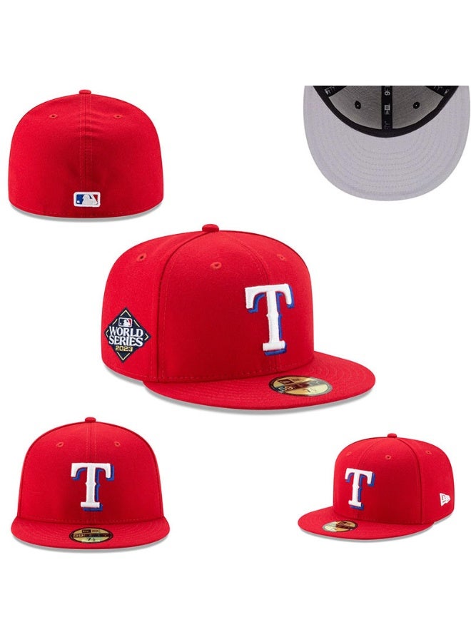 NEW ERA Texas Rangers 2023 World Series Red 59FIFTY Fitted Baseball Cap 558SIZE