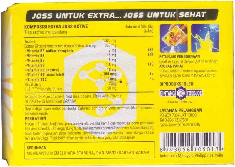 Extra Joss Active Energy Drink Powder - Image 5