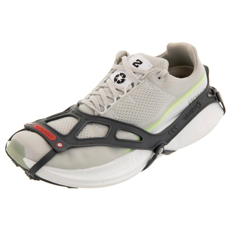Kahtoola NANOspikes Footwear Traction for ICY Winter Road Running & Walking - Charcoal - X-Small - Image 1