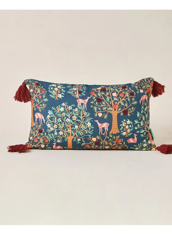 Chumbak Chinar Cushion Cover, 12"x20" | Kashmir Trails