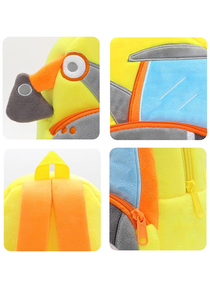 KAKOO - Cute Toddler Backpack,Cartoon Kids Animal Backpack,Soft Plush Rucksack for Preschool Kindergarten for Ages 2-6 Year - Image 1