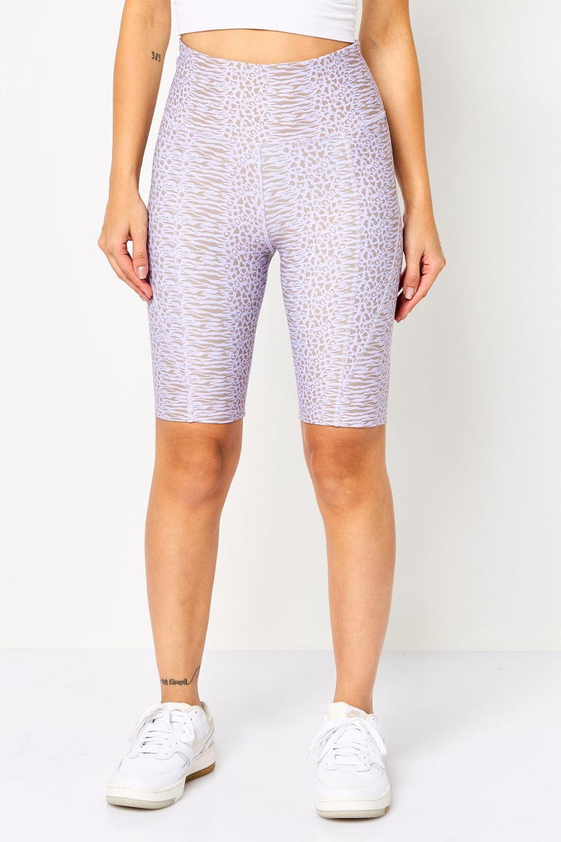 Reebok Women Sportswear Fit Training Tight Shorts, Multicolor - Image 1