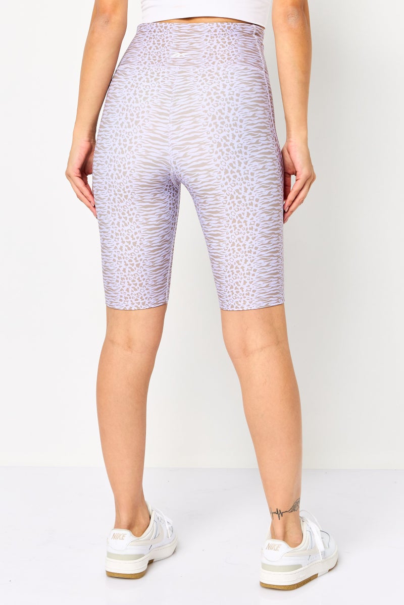 Reebok Women Sportswear Fit Training Tight Shorts, Multicolor - Image 4