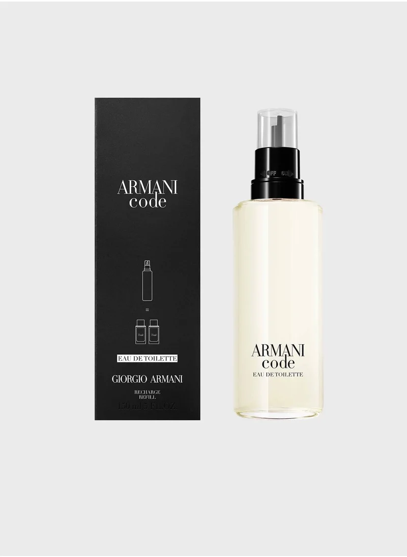 armani Armani Code Eau De Toilette Refill 150Ml