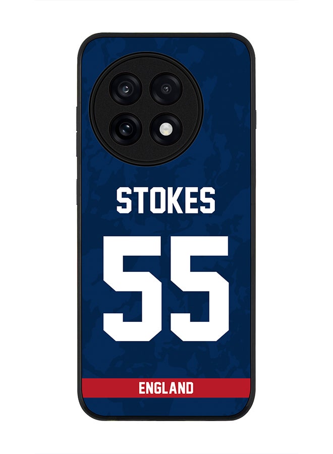 Stylizedd For OnePlus 13R / Ace 5 Pro Case,Slim fit Camera Protection, Shockproof Thin Phone cover  - England Ben Stokes, Jersey No 55