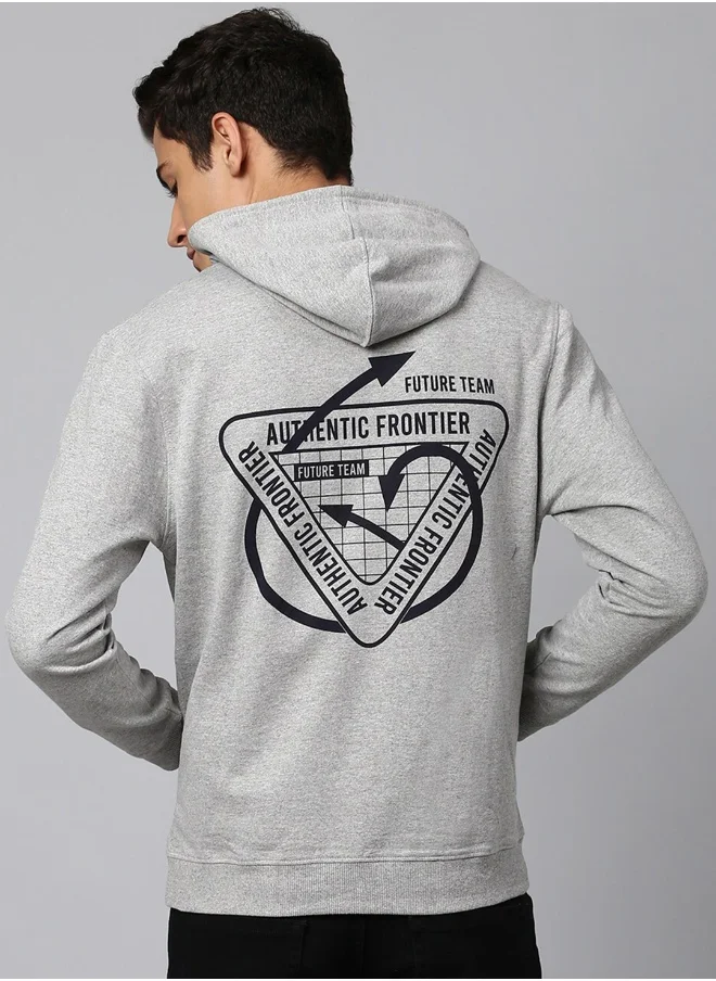 HIGH STAR Men GREY MELANGE Sweatshirts