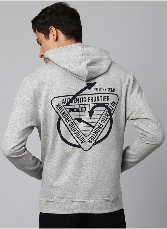HIGH STAR - Men GREY MELANGE Sweatshirts - Image 1