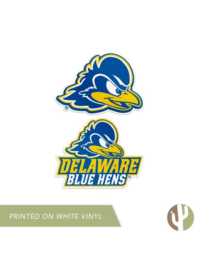 Desert Cactus - University Of Delaware Fightin Blue Hens Ud Sticker Vinyl Decal Laptop Water Bottle Car Scrapbook (4 Inch Set V1) - Image 1