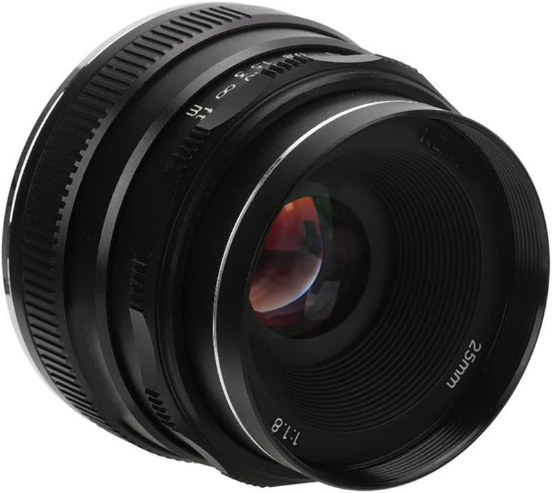25mm F1.8 Manual Focus Lens - C Frame, Large Aperture, Compact Alloy Build - High Light Transmission Coating, Close Focus 20cm, Ideal for Portrait and Landscape - Image 5