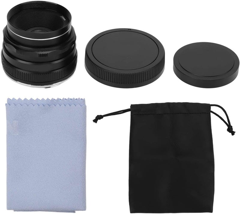 25mm F1.8 Manual Focus Lens - C Frame, Large Aperture, Compact Alloy Build - High Light Transmission Coating, Close Focus 20cm, Ideal for Portrait and Landscape - Image 1