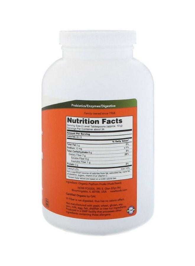 Now Foods Psyllium Husks Powder - Image 2