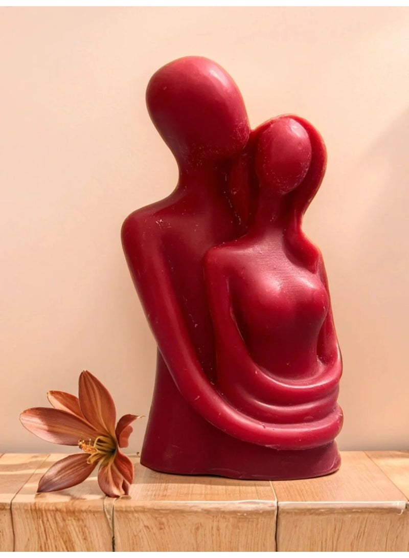 Couple Statue | "Thinking" Figurine Made Of Durable Resin | Small Home Decor Pieces For Living Room | Tabletop Art (Height 11 Cm)
