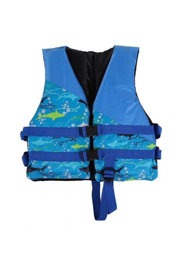 Generic Children Lifesaving Life Kids Jacket Buoyancy Aid Flotation Device Boating Surfing Vest Swimming Life Jackets Safety Survival Suit Blue  - Image 1