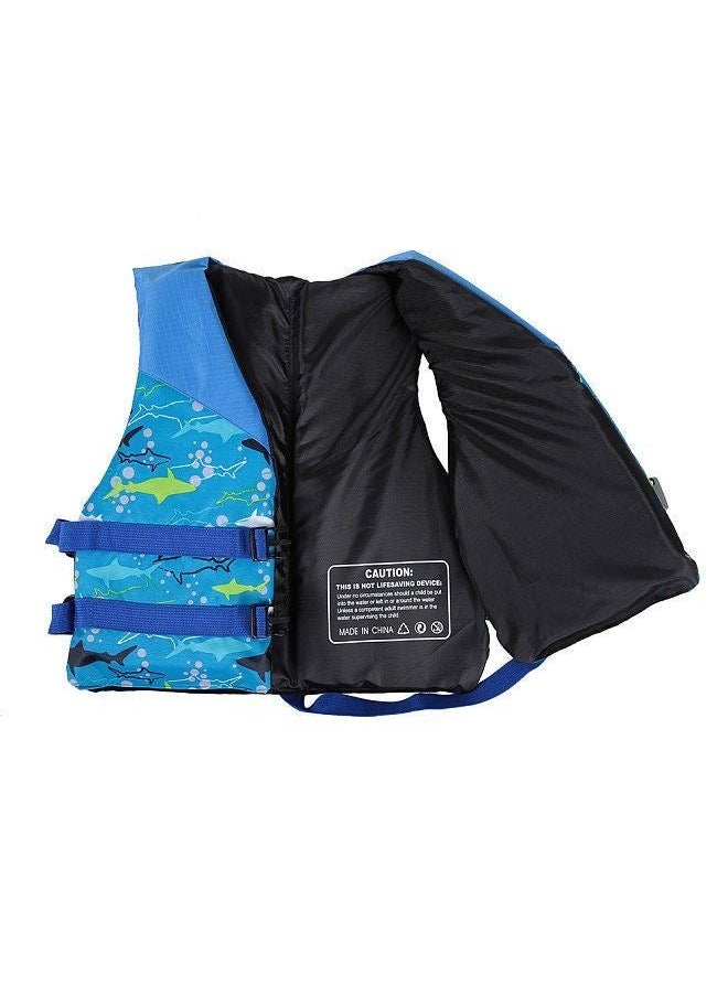 Generic Children Lifesaving Life Kids Jacket Buoyancy Aid Flotation Device Boating Surfing Vest Swimming Life Jackets Safety Survival Suit Blue  - Image 4