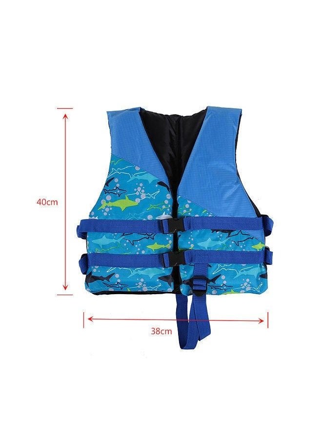 Generic Children Lifesaving Life Kids Jacket Buoyancy Aid Flotation Device Boating Surfing Vest Swimming Life Jackets Safety Survival Suit Blue  - Image 5